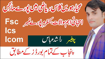 1st Year Math Important Questions 2024 | 11th Maths Guess Paper 2024||Prof Rashid Abbas