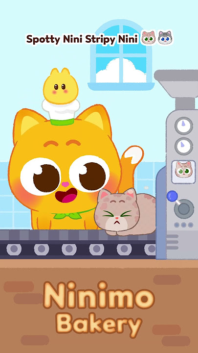 100 Ninimos Bakery is Open 🥐👩‍🍳 #ninimo #calicocat #tabbycat #gingercat