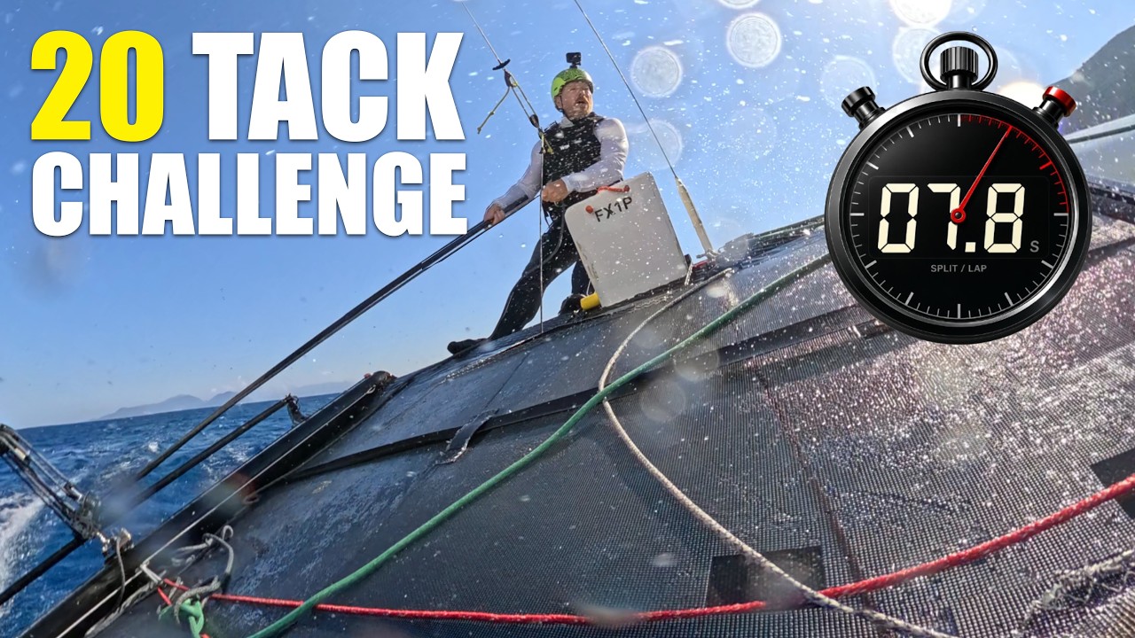 Against the Clock | 20 Tacks. 25 Knots. Solo.