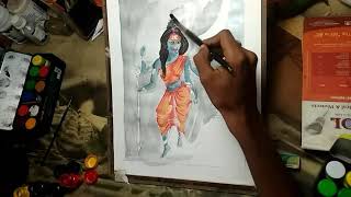 Kali mata art || Moha Kali Drawing & Painting|| New 2020 Davi ma art