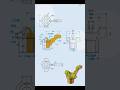 Autocad 2D to 3D viewing modes #shorts #viral #2d #3dmodeling #automobile #autocad #solidworks