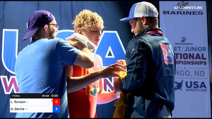 170 Lbs Final Lance Runyon Iowa Vs Angel Garcia Pe...