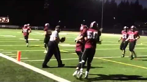 Sandy quarterback Spencer Barnett's touchdown pass...