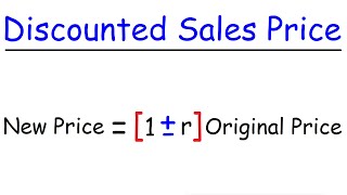How To Calculate The Sales Price After Discount How To Calculate The Sales Price After Discount