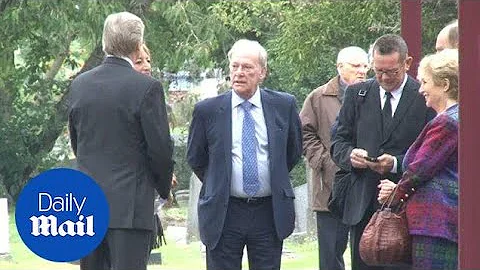 Dennis Waterman among mourners at George Cole's fu...