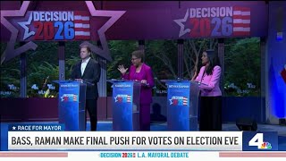 LA's top 2 Democratic mayoral candidates make final pushes for support