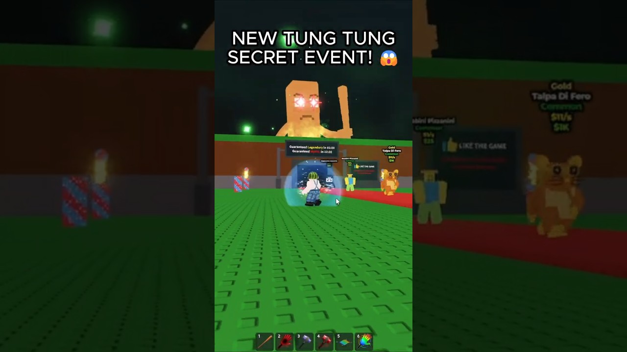 😱NEW TUNG TUNG SECRET EVENT!  #roblox #stealabrainrot #robloxshorts