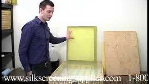 screen printing exposure video 2