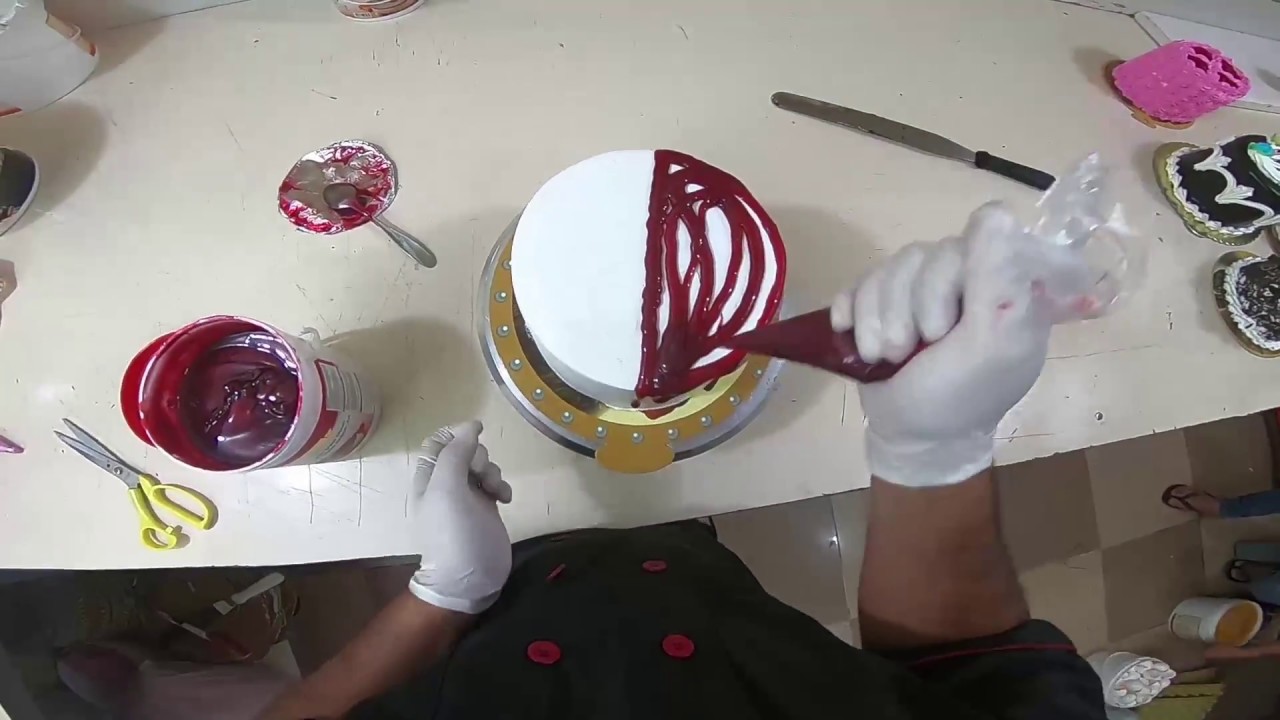 تزيين قالب بسيط