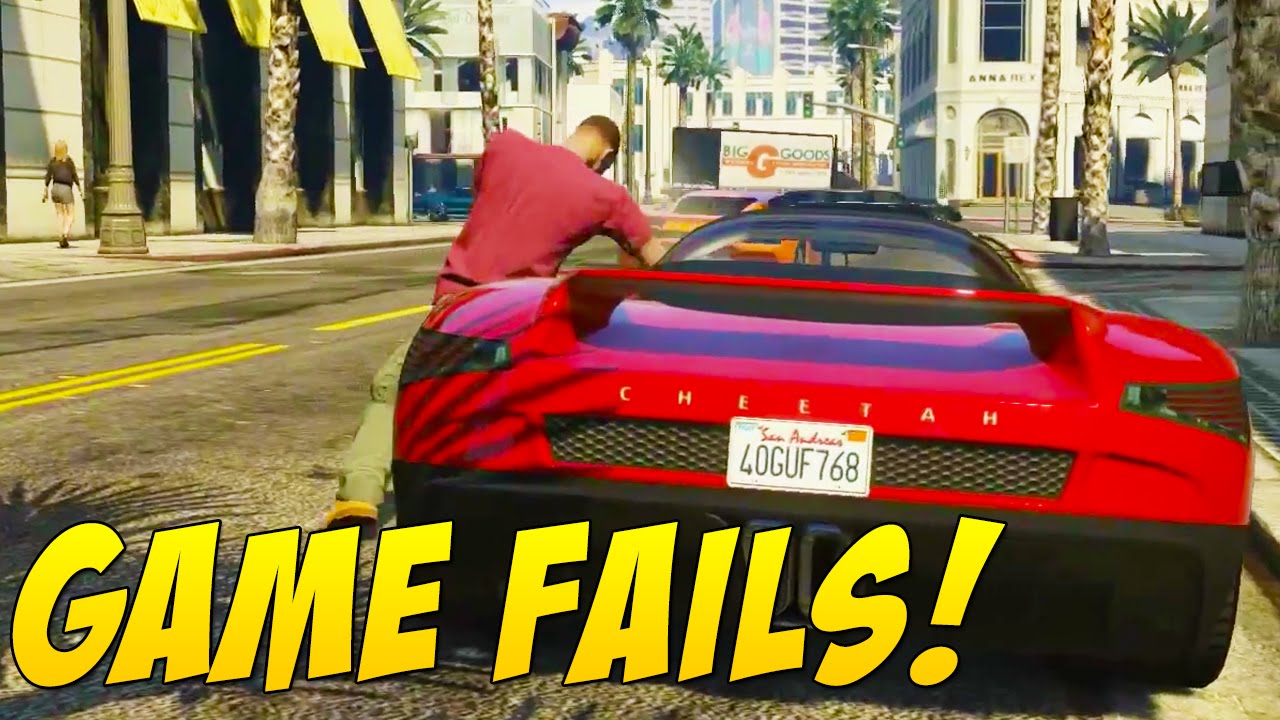 Unstealable Car! (Game Fails 78) YouTube