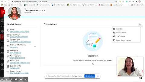Creating a Learning Module in Blackboard
