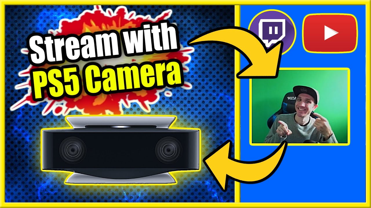 PS5 Camera Tutorial (Setup, Live Stream, Settings, Green Screen