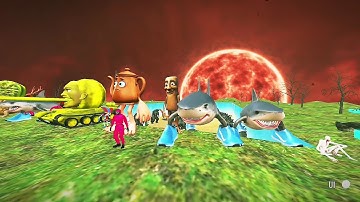 Sandbox in de ruimte Nieuwe aflevering: Squid Game-personages versus Li Gank, Italiaanse meme-oli...