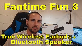 Fantime Fun 8 - Bluetooth Speaker And True Wireless Earbuds In One