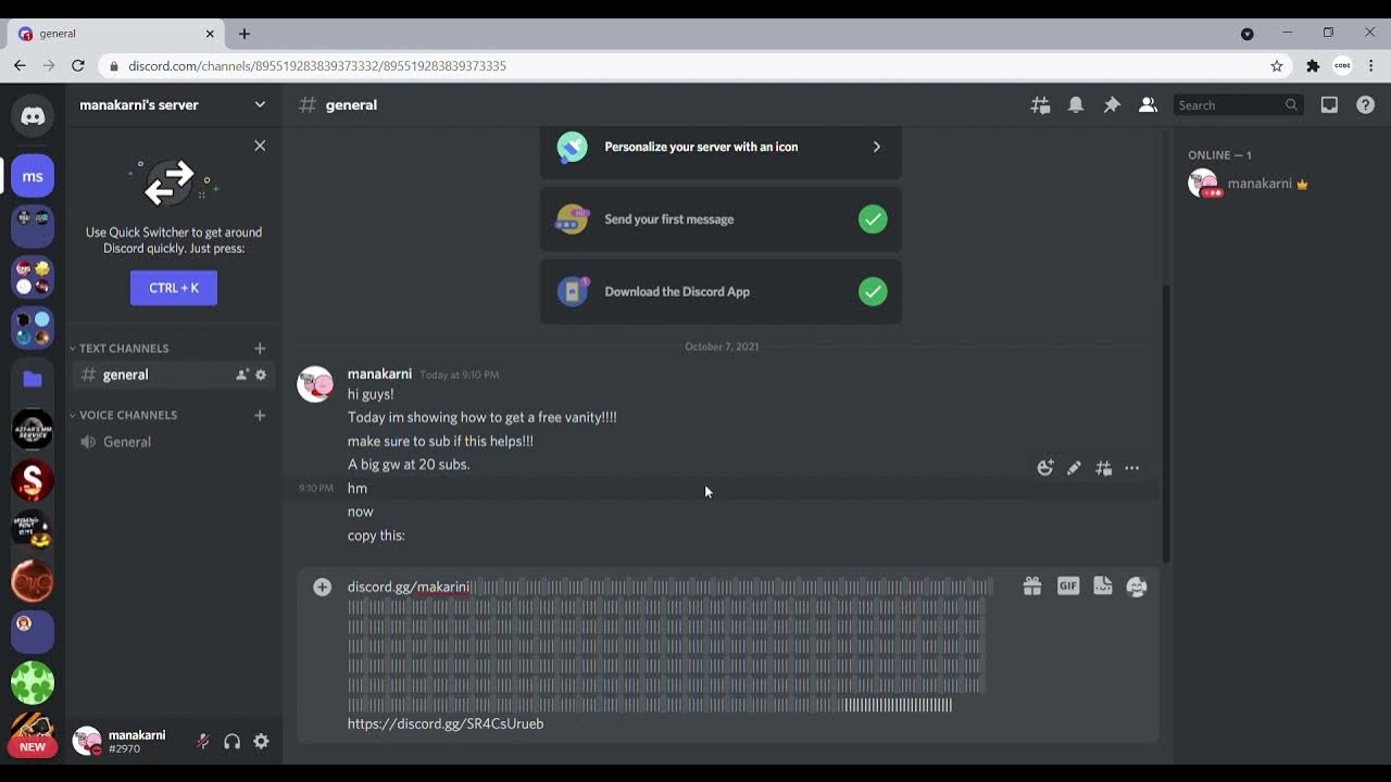 How to get a FREE VANITY! (discord.gg) YouTube