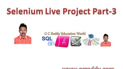 Selenium Live Project Part - 3