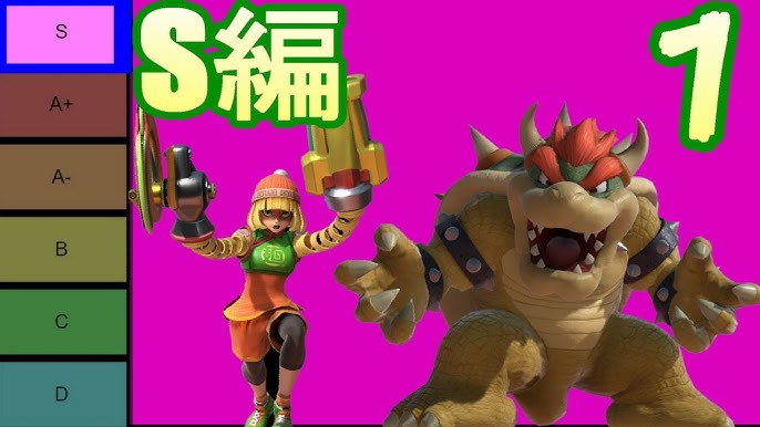 S編2 ムタマ的オンラインキャラランク Jr相性表 スマブラsp Youtube