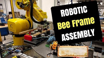 Honey Bee Hive Frames Assembled by Robot