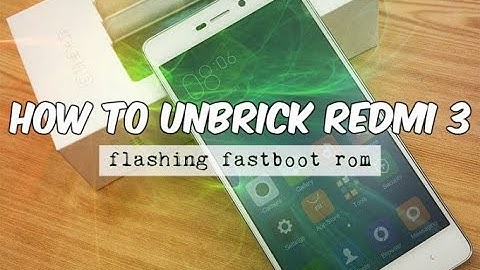 How to flash Xiaomi Redmi 3 locked Bootloader
