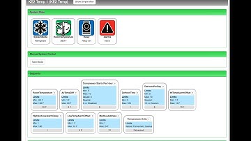 What Info is on the KE2 Temp Webpage - Video 098 (FAQ: Walk in Freezers, Walkin Coolers)