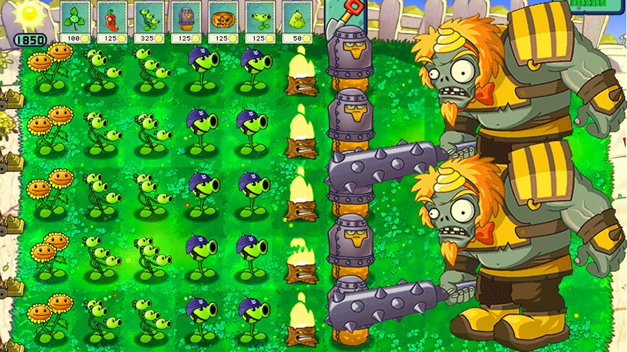 Plants vs Zombies 2 PC Mod: TEAM PLANTS vs GARGANTUAR ...