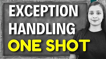 Exception Handling | CUET - Computer Science & IP #CUET2024 #devin #class12 #cuetips #cuetoneshot
