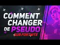 Changer Nom Fortnite
