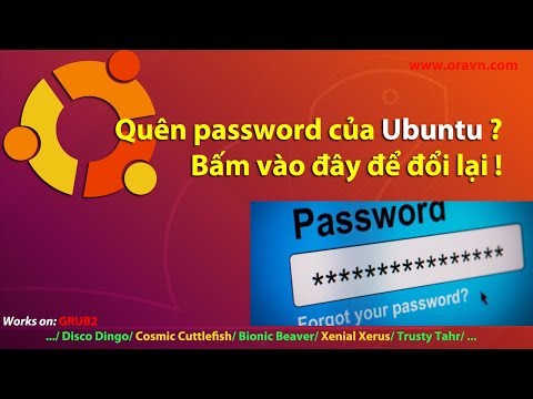 Video: Đặt Lại Mật Khẩu Ubuntu