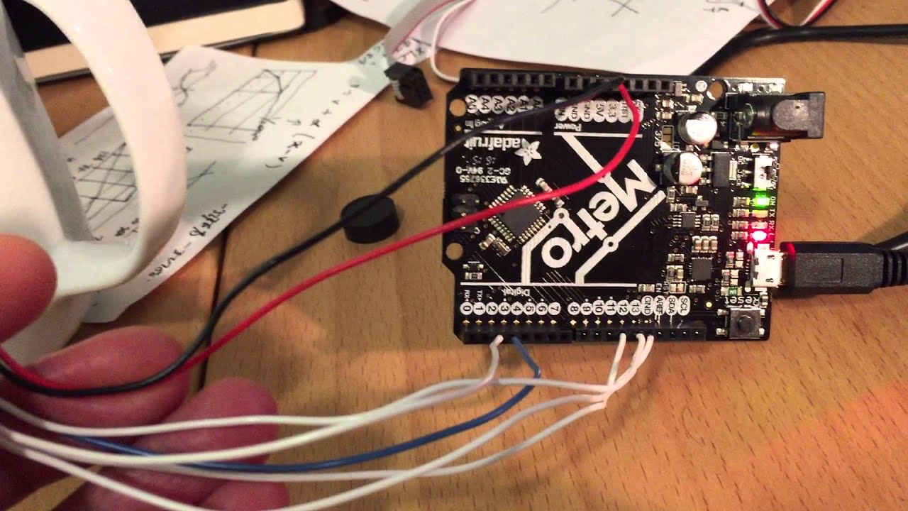 How to hook up ADNS3080 optical flow sensor to the arduino - YouTube