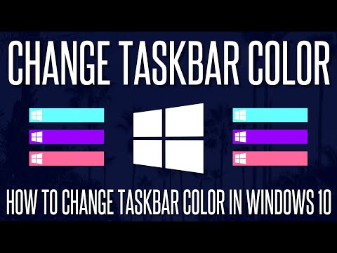 How to Change Taskbar Color on a Windows 10 PC hqdefault