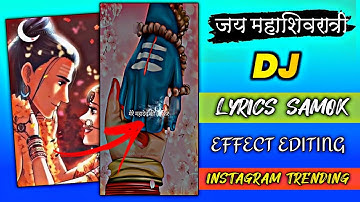 🔱 Shivratri dj status video editing in alight motion 🤫 Mahashivratri dj status