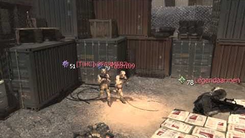 Epic throw knife kill on Hardhat