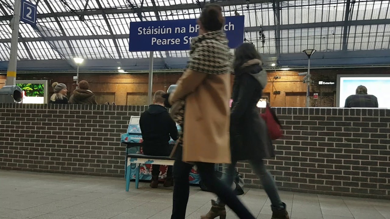 Pearse Street Station piano playing, music Can take you anywhere!
