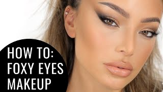 HOW TO: LIFT YOUR EYES WITHOUT SURGERY | FOXY EYES A LA BELLA HADID *NO TAPES*  Dilan Sabah