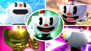 Cuphead All Victory Poses, Final Smash, Taunts & Palutena Guidance In Smash Bros Ultimate