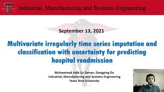 Multivariate irregularly sampled time series imputation and classification with uncertainty