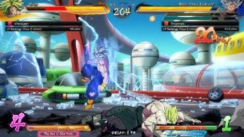 DBFZ UI Goku corner side switch