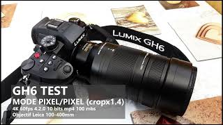 TEST GH6 Mode Pixel to Pixel - Leica 100-400mm