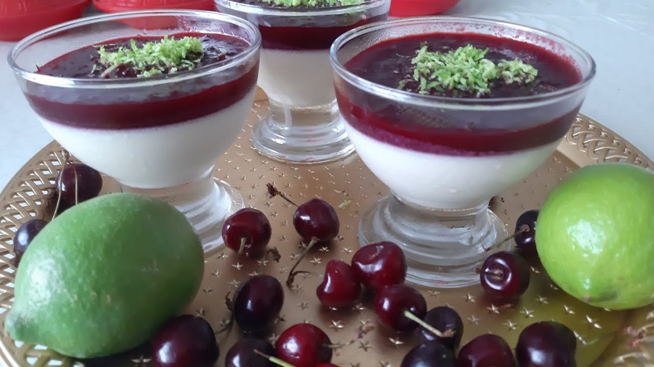 طريقة تحضير باناكوتا بحب الملوك