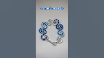 spiral bracelet 🌀💙🩵❄️