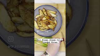 Loaded Fries!!!  #airfryer #ninjafoodi #ninjafoodimax #fries #loadedfries #wedges #potatowedges