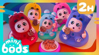 Little Cookie Monsters Story Time | Minibods | Preschool Cartoons for Toddlers