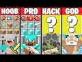 Minecraft Battle: ZOMBIE APOCALYPSE CRAFTING CHALLENGE - NOOB vs PRO vs HACKER vs GOD ~ Animation