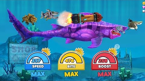 Dark Magic Shark with Jet pack 4.0- Hungry Shark World Full Gameplay HD | Hungry Shark  Mod |