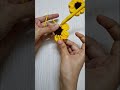 Bye Bye Boring Clips 👋 Try Crochet Sunflower Claw Clip 🌸