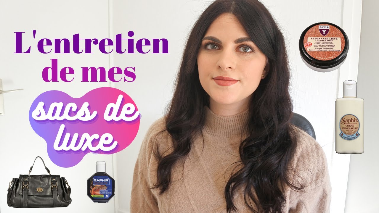 ASTUCES • L'entretien de mes sacs en cuir de luxe + utilisation Juvacuir