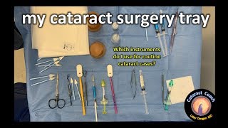 What's on my instrument tray for routine Cataract Surgery? screenshot 2