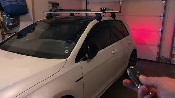 2018 VW Golf R with power folding mirrors and dynablink signals