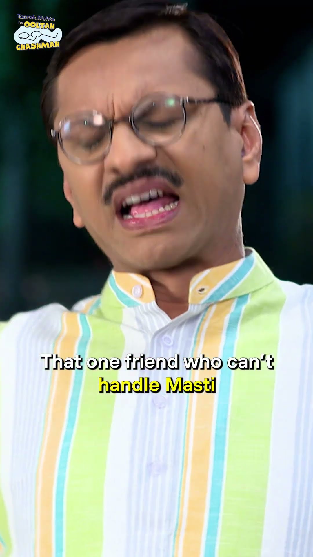 That one friend who can’t handle Masti #tmkoc #comedy #relatable #shorts #comedyvideo #funny