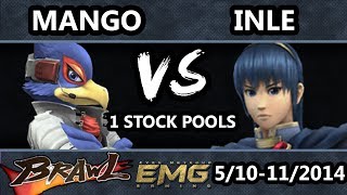 GOML - C9 | Mango (Falco) Vs. Inle (Marth) SSBB 1 Stock Pools - Super Smash Bros. Brawl